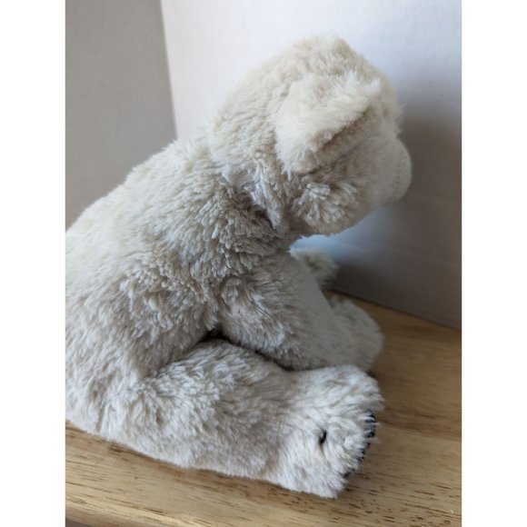 Wild Republic mini baby polar bear bean butt‎ stufed animal 8 inch sitting soft - Picture 9 of 9